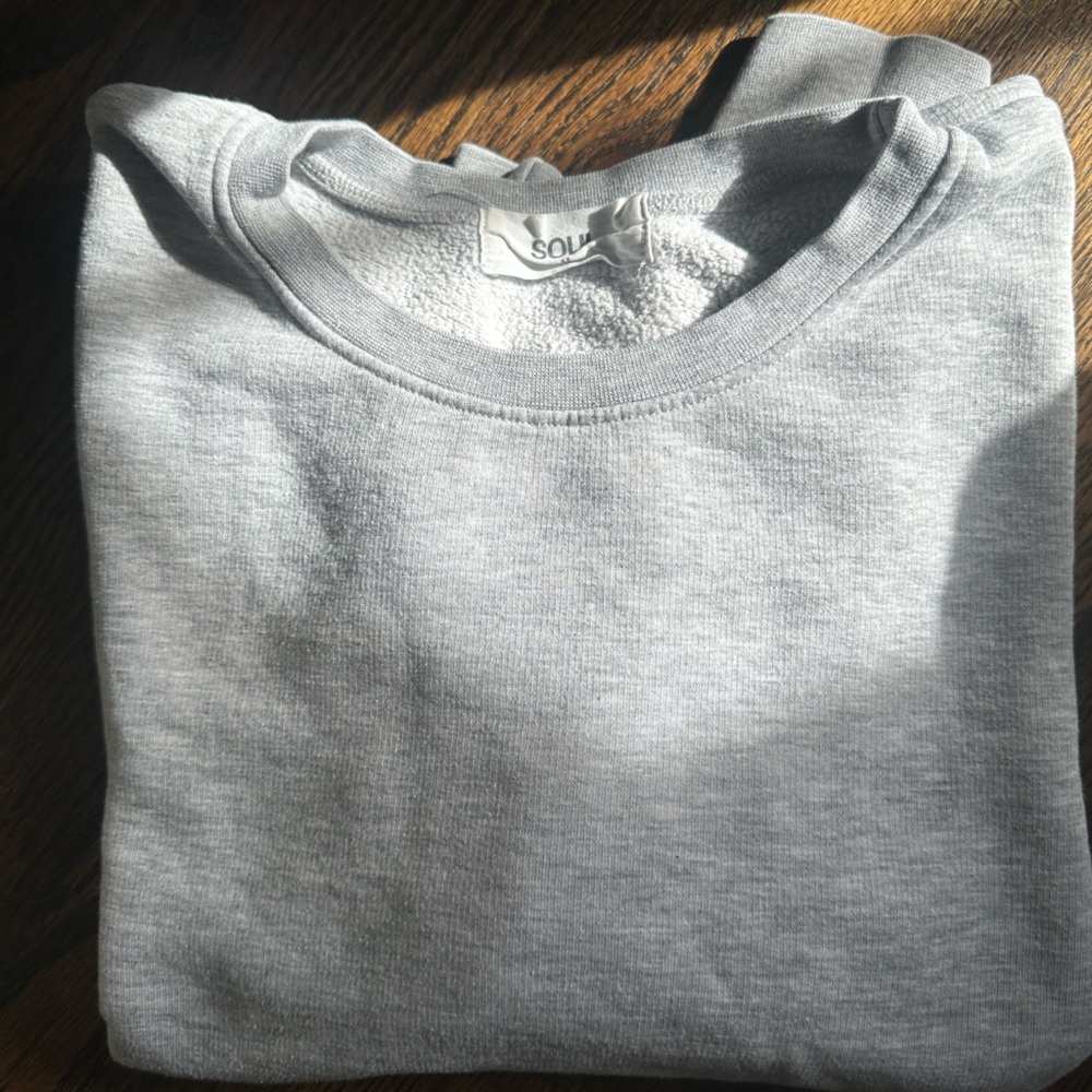 Gray SoulCycle London Crewneck Sweatshirt